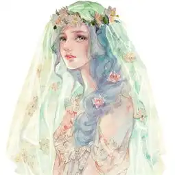 2018唯美鲜花漂亮女生头像手绘只要不想你人生就还有救