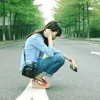 幸福小女子的qq头像触及不到你沧桑的容颜