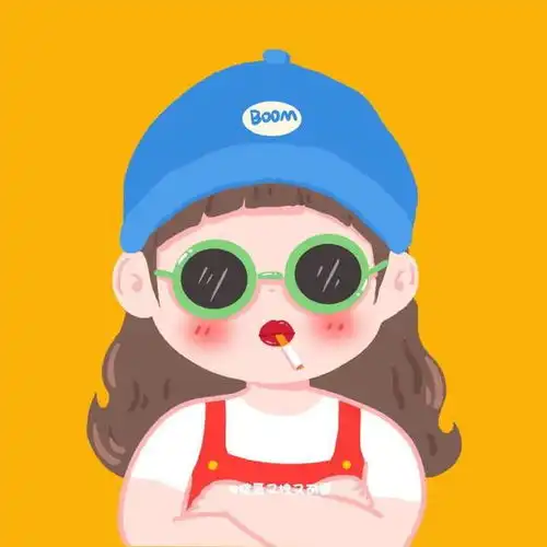 酷拽女生头像太喜欢了,墨镜一戴谁都不爱