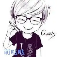 戴眼镜美女卡通头像林心