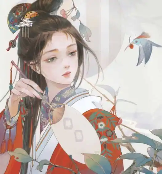 吃货女生头像古风鲜花