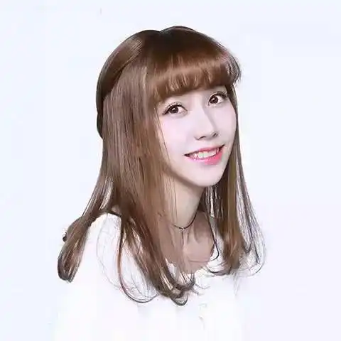 油画棒头像女生仙气空气刘海
