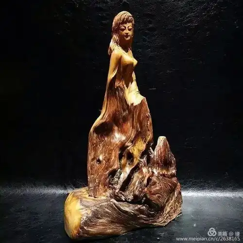 雕刻艺术木雕美人