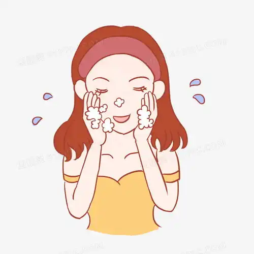 女性微信头像洗脸