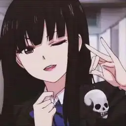 库洛米紫色头像女卡通简