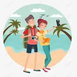 情侣海边度假自拍素材图片免费下载高清psd千库网图片编号10173653