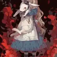 二次元黑暗头像女图文头