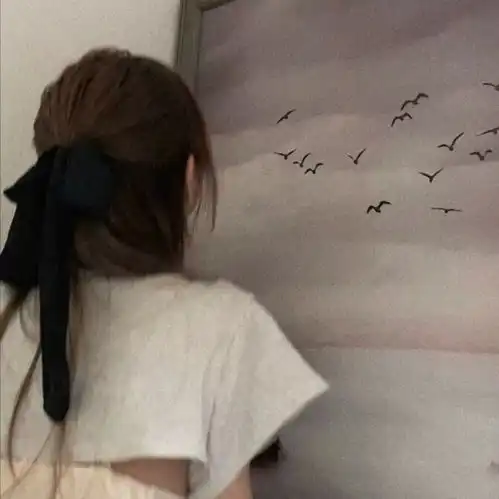 女生头像背影照片ins高