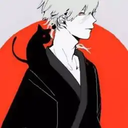 卡通红色头像女男生