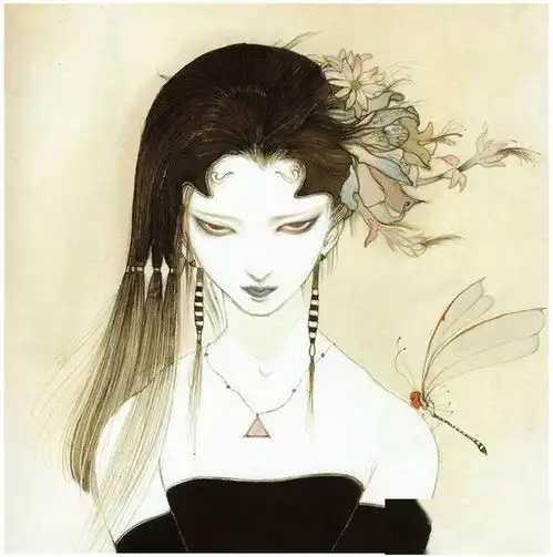 插画日本插画大师天野喜孝的冷艳幻想与缥缈梦境