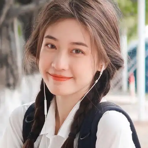 夏天会遇到橘色的夕阳撞上西瓜味的晚风女生头像