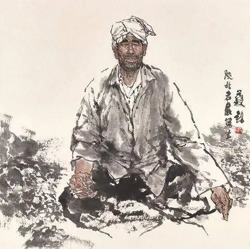 中正之气蔡超人物写生作品欣赏