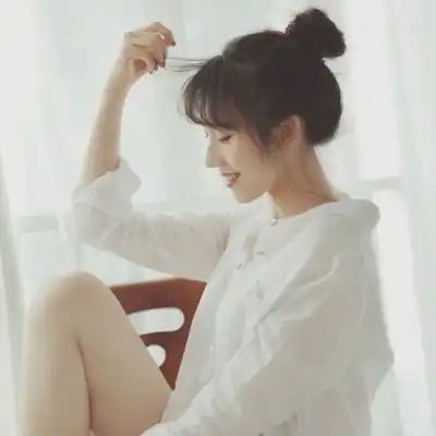 青春可爱丸子头气质女生萌头像丸子头女孩小清新个性头像