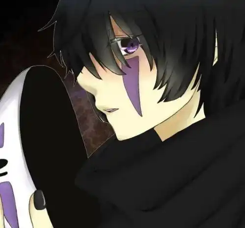 摘下面具的头像冷酷