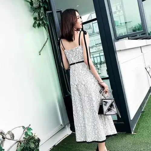 美的不重样的连衣裙,仙气飘飘靓美人,精致洋气美的不像话