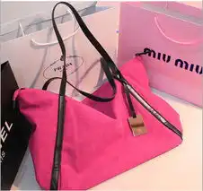 促销新款欧美大牌复古包磨砂皮单肩手提女包超大包简约购物袋