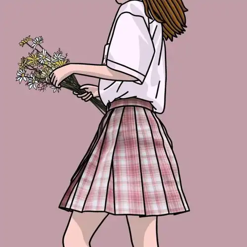 闺蜜头像jk制服头像粉色可爱系