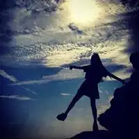 求女孩背景的头像
