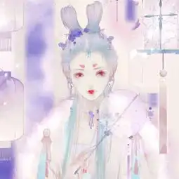 动漫风古风女生头像本欲花间一场醉,又恐醒来见落花