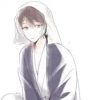 手绘女生头像卡通黑白简