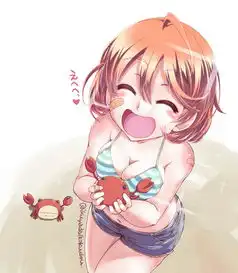 穿着短裤的动漫美少女福利图