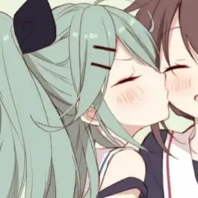 三个人的闺蜜头像女生错
