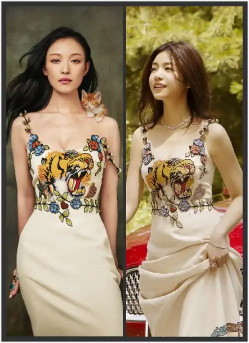 女星排列组合式撞衫,数十位女星都穿过这件衣服
