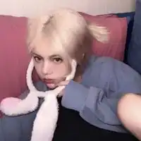 qq头像女生染发个性染发系女生qq头像