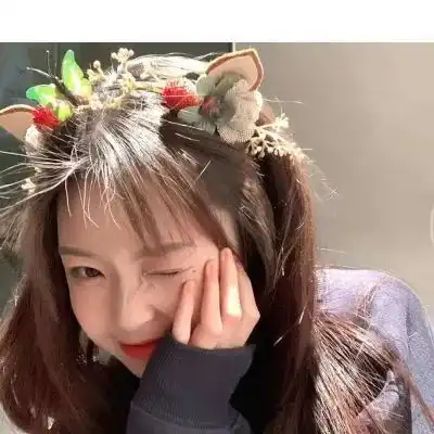 女生头像等那些时间过去花就会开了