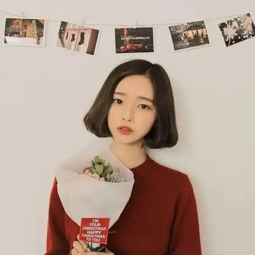 短发清纯头像女生婚姻幸