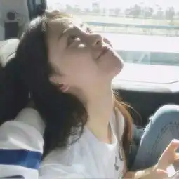 侧脸头像女生阳光小仙女专用侧脸头像