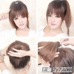 日本森女系长发扎法小清新温婉风初春最in