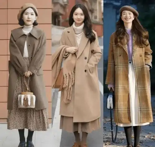 风衣怎么穿才有女人味外衣裙子,高级知性风格,优雅显瘦