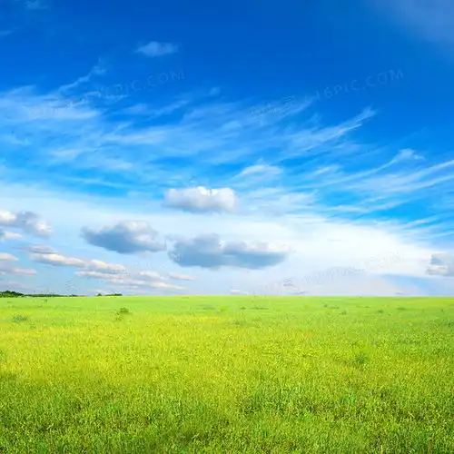 草原蓝天背景图片下载免费高清草原蓝天背景设计素材图精灵