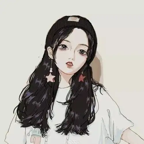 女生心情插画分享有些东西得不到了,才说不想要了