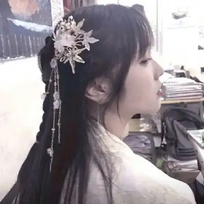 气质头像女生最新图片侧脸清纯