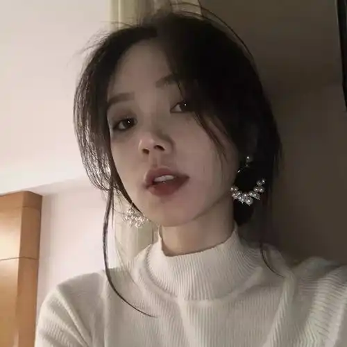 女生头像遮脸仙气可爱剪