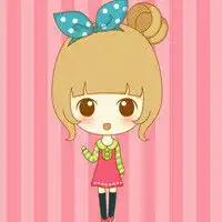 小女孩头像可爱简笔画qq