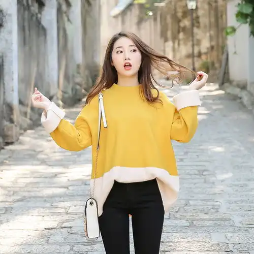 跟着景甜学穿清新范针织毛衣,甜美得像个小仙女