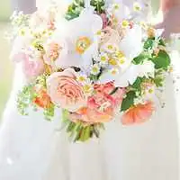 女生头像手捧花此生