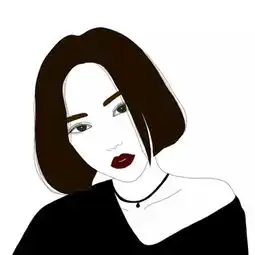 卡通头像女白底台湾女孩