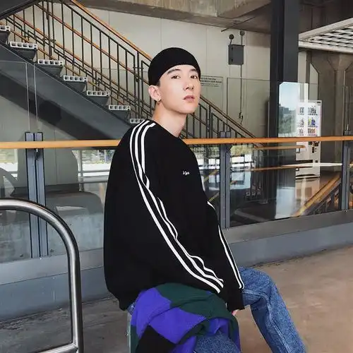 2020春季运动卫衣男学院风学生潮流原宿风bf情侣外套宽松上衣男女