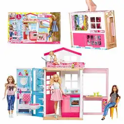 芭比barbie2017闪亮度假屋豪华女孩玩具屋儿童玩具生日礼物蜜芽