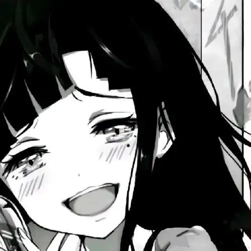 女唯美头像黑白动漫头像