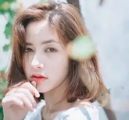 短发清纯头像女生氧气美