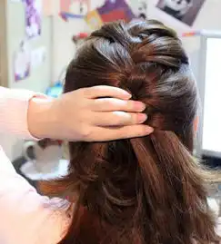 中长发怎么扎好看韩式淑女气质编发教程