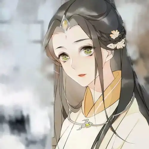 呆萌头像古风女生白蛇图