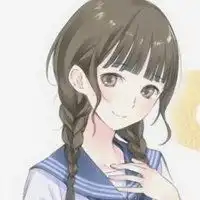 辫子女孩头像卡通图片大全微信头像图片大全