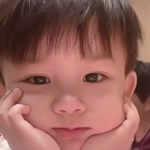 睡可爱小孩子情侣头像