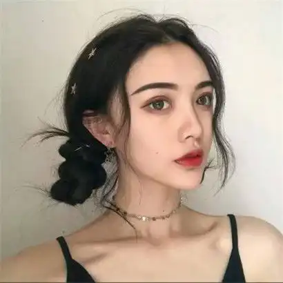 微信头像女高冷黑白全智